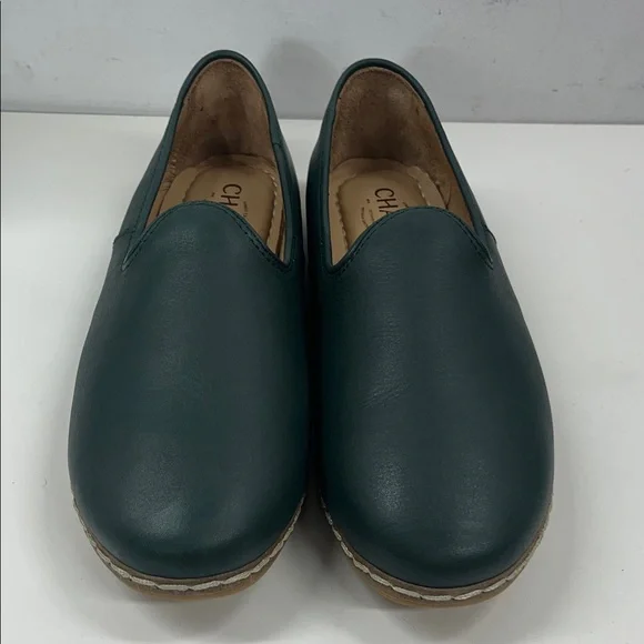 Charix Women's Elegant Dark Green Loafers - Picture 5 of 9